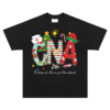 CNA Christmas Shirt Certified Nursing Assistant Holiday Graphic Tee